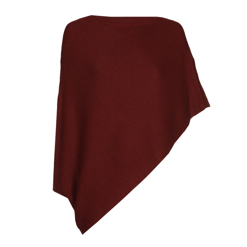 Caroline Biss poncho dames bordeaux 4210/53