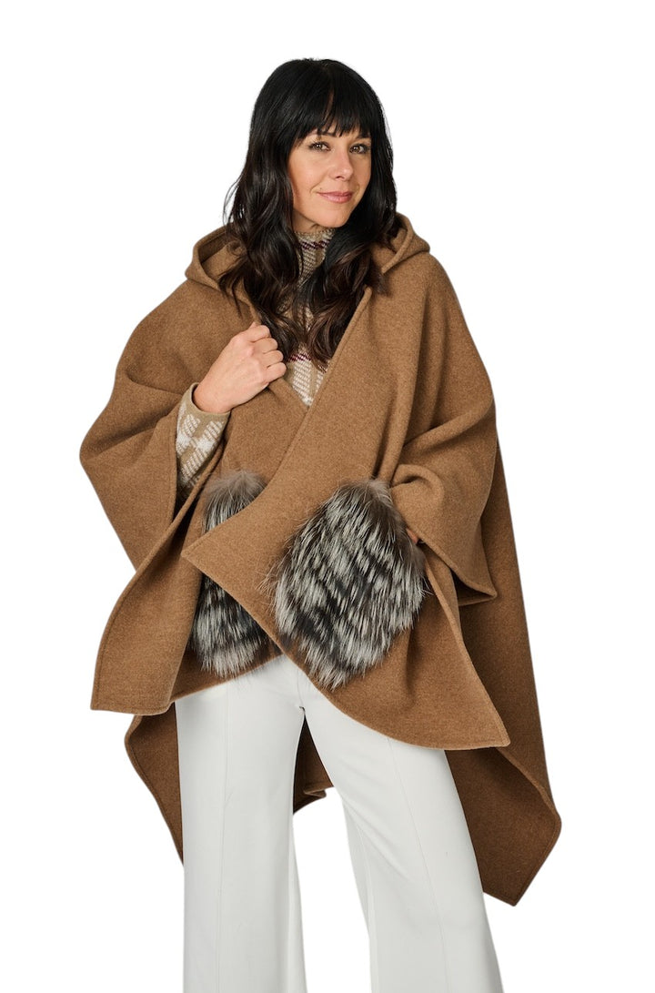 Fabiana Filippi cape dames camel SAD225A925L850 1271