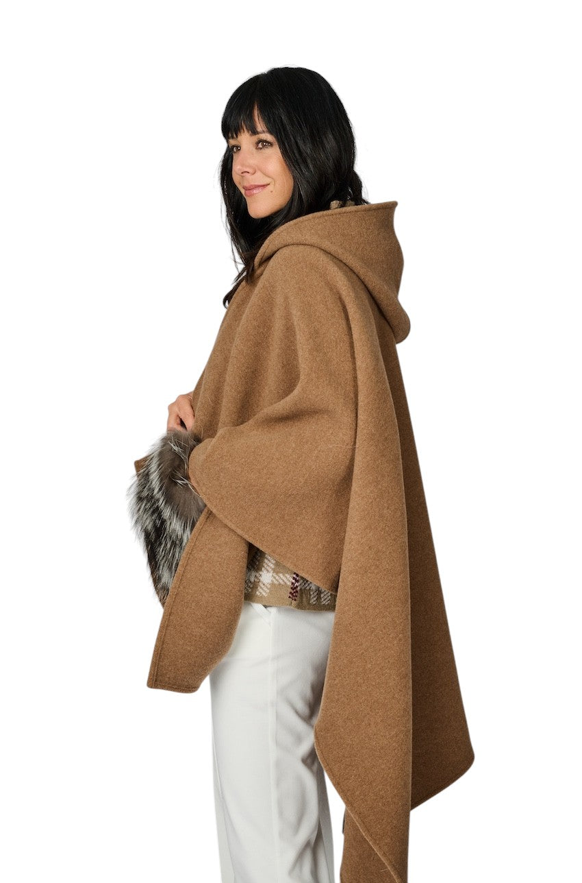 Fabiana Filippi cape dames camel SAD225A925L850 1271
