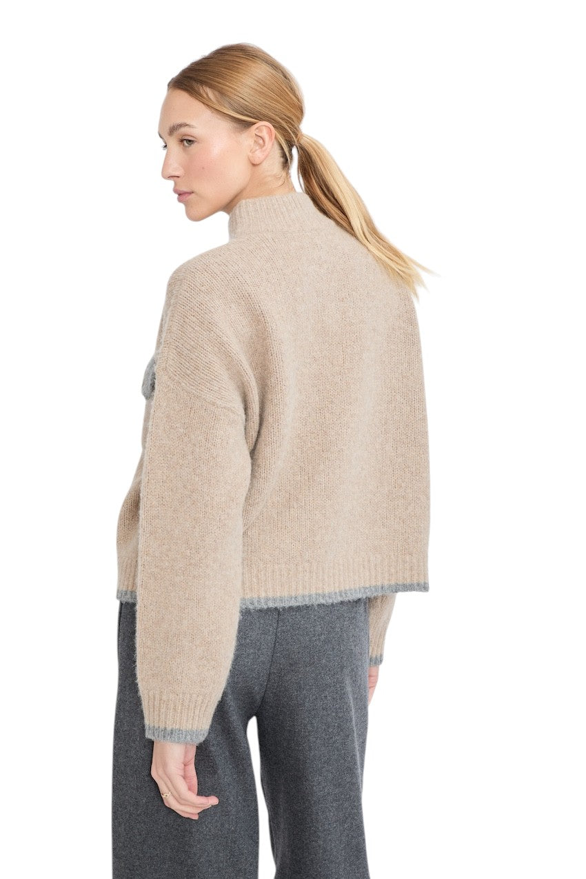 Jeff gilet dames beige LUCCA