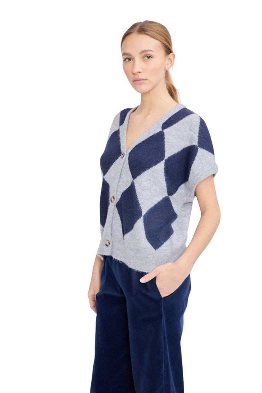 Jeff gilet dames marine BILL 9658