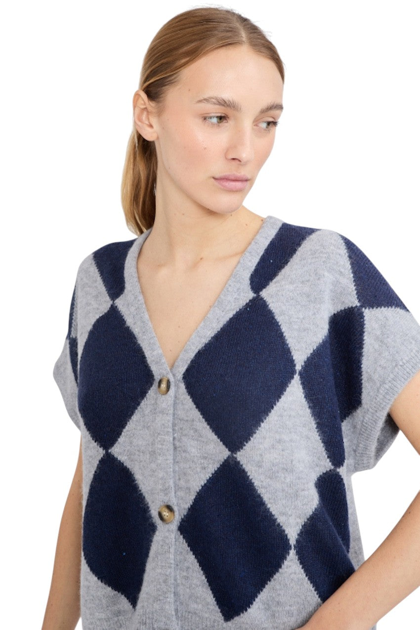 Jeff gilet dames marine BILL 9658