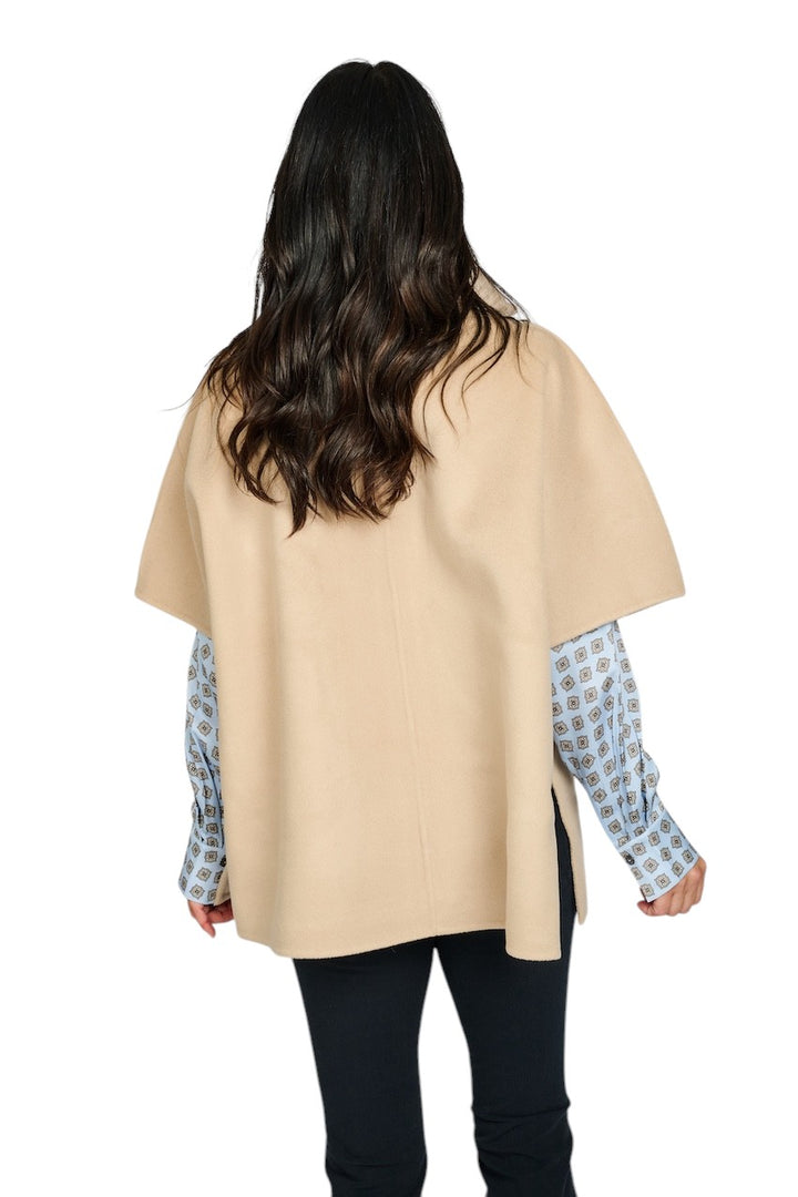 Max&Moi poncho dames beige VOLI LATTE