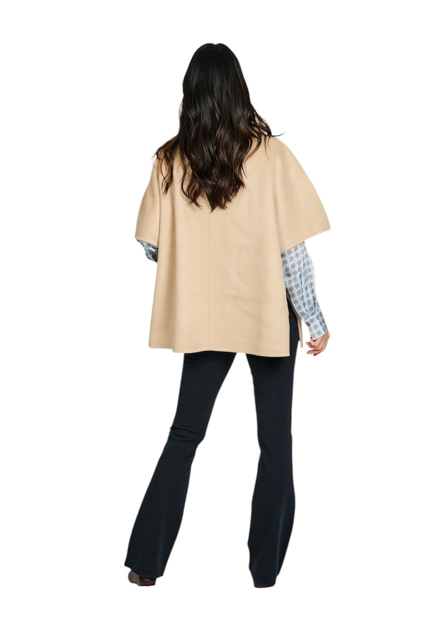 Max&Moi poncho dames beige VOLI LATTE