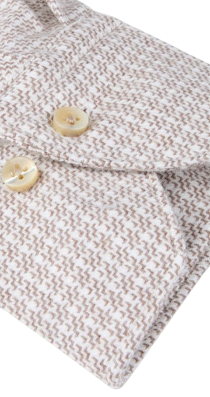 Stenstroms Men hemd lange mouwen heren beige REGULAR 6127119036 233