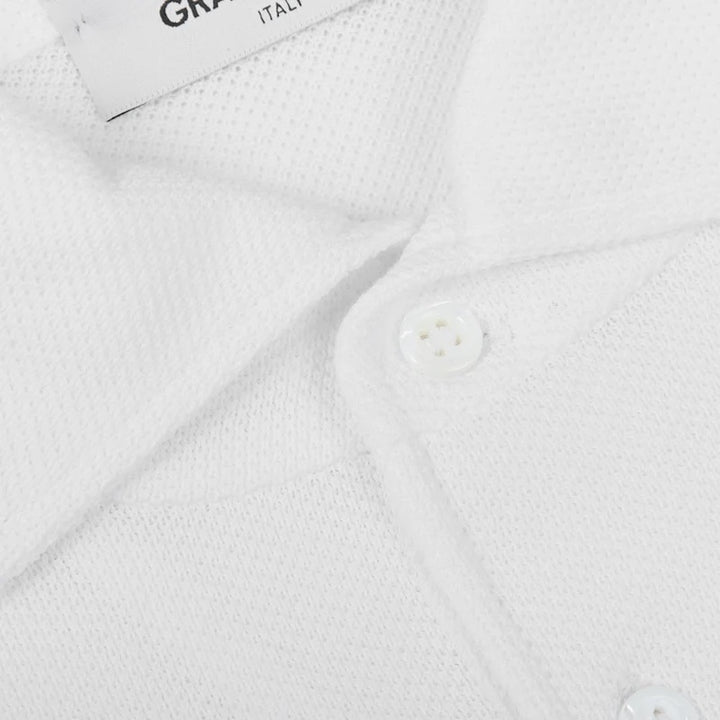 Gran Sasso Men polo shirt korte mouwen heren wit 57114/20678/002