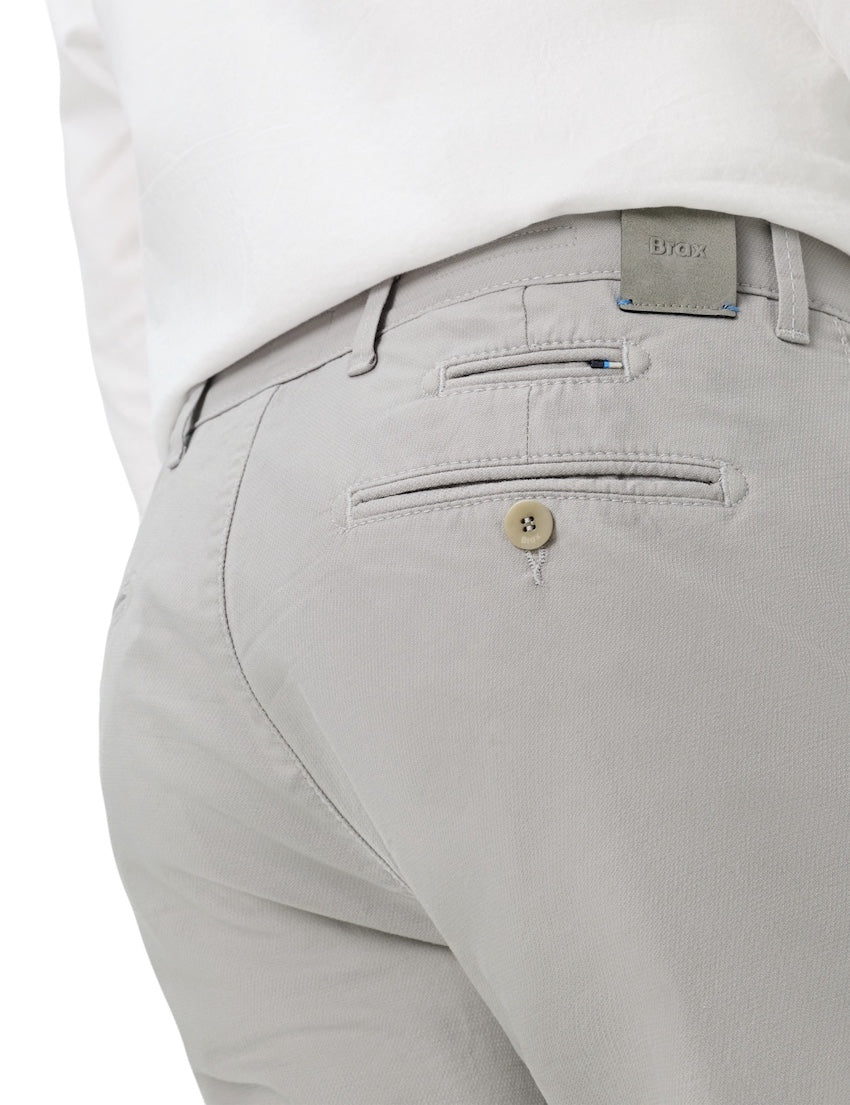 Brax Men sportieve broek heren grijs Fabio in 07-3222/07
