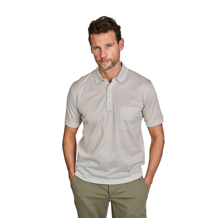 gran-sasso-men-polo-shirt-korte-mouwen-heren-licht-grijs-2