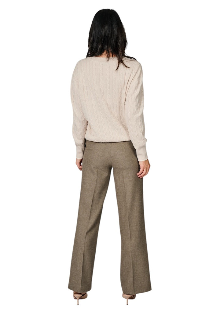 Gran Sasso Women pull trui ronde hals dames greige 57281/12881 113