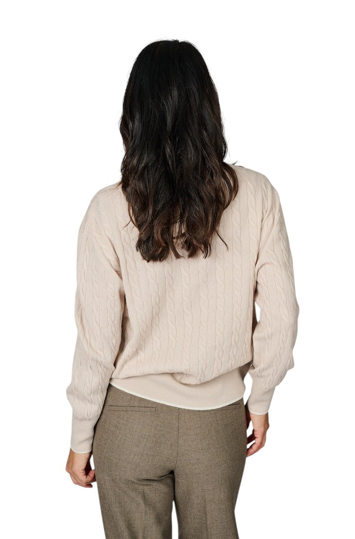 Gran Sasso Women pull trui ronde hals dames greige 57281/12881 113