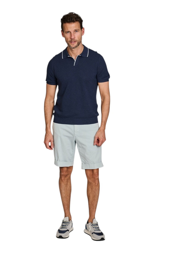 Gran Sasso Men polo shirt korte mouwen heren blauw 57157/20642 586