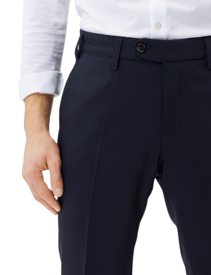 Eurex By Brax geklede heren broek marine Jan 50-8350/22