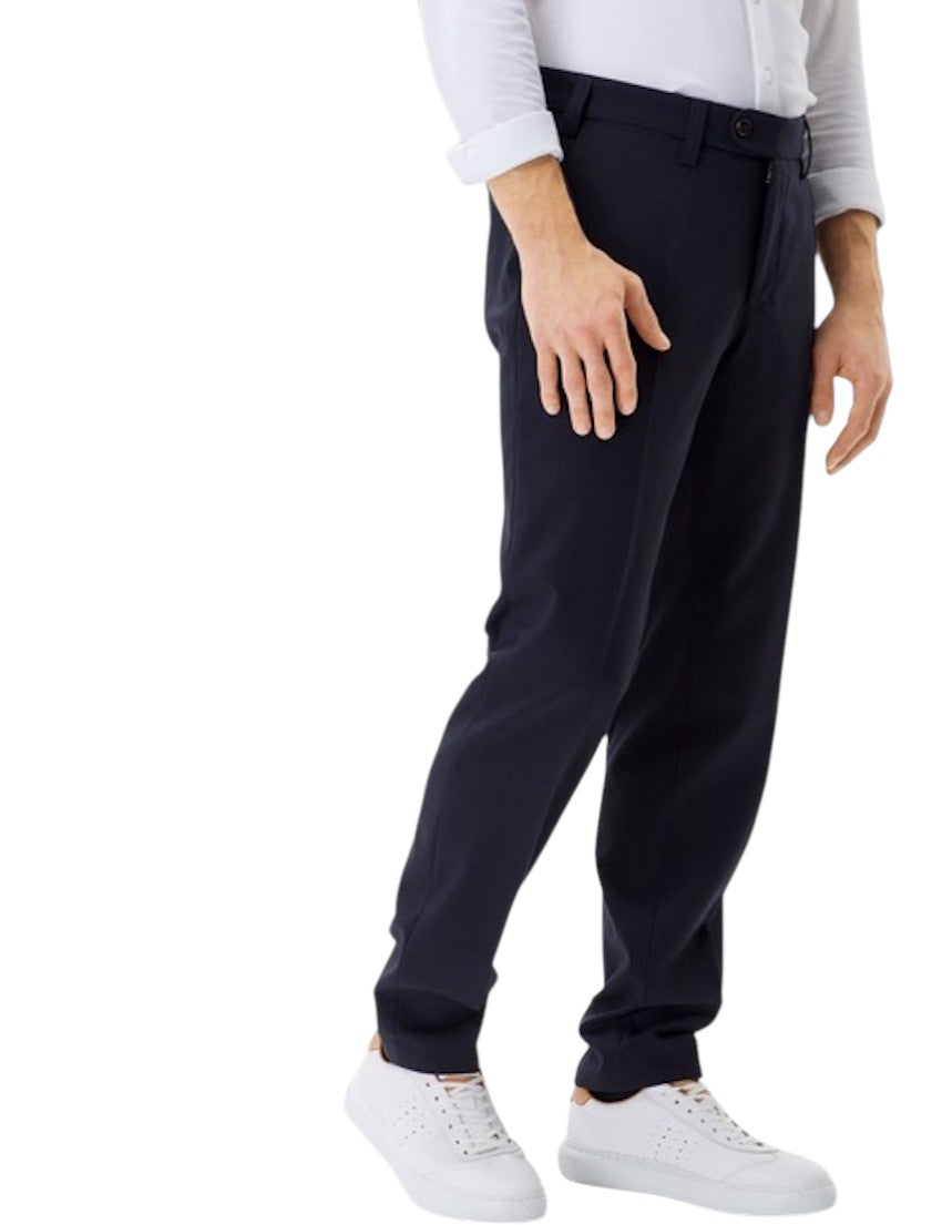 Eurex By Brax geklede heren broek marine Jan 50-8350/22