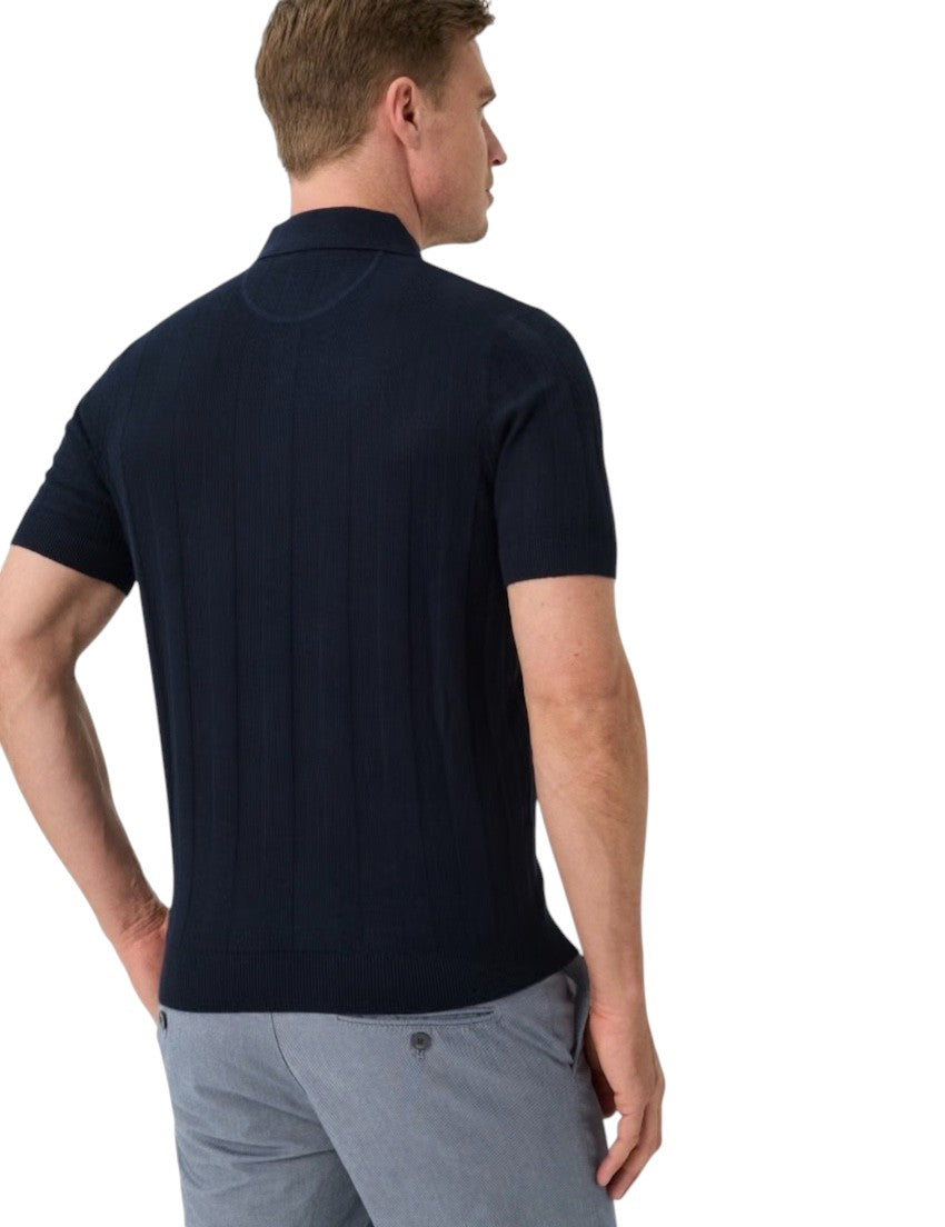 Brax Men polo shirt korte mouwen heren marine Pascal 70-0503/23