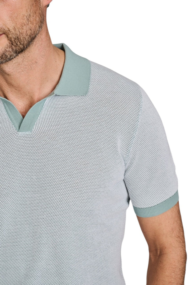 Gran Sasso Men polo shirt korte mouwen heren groen 57155/26901 510