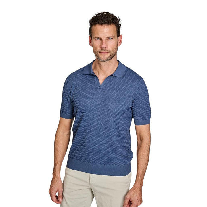 gran-sasso-men-polo-shirt-korte-mouwen-heren-blauw-8