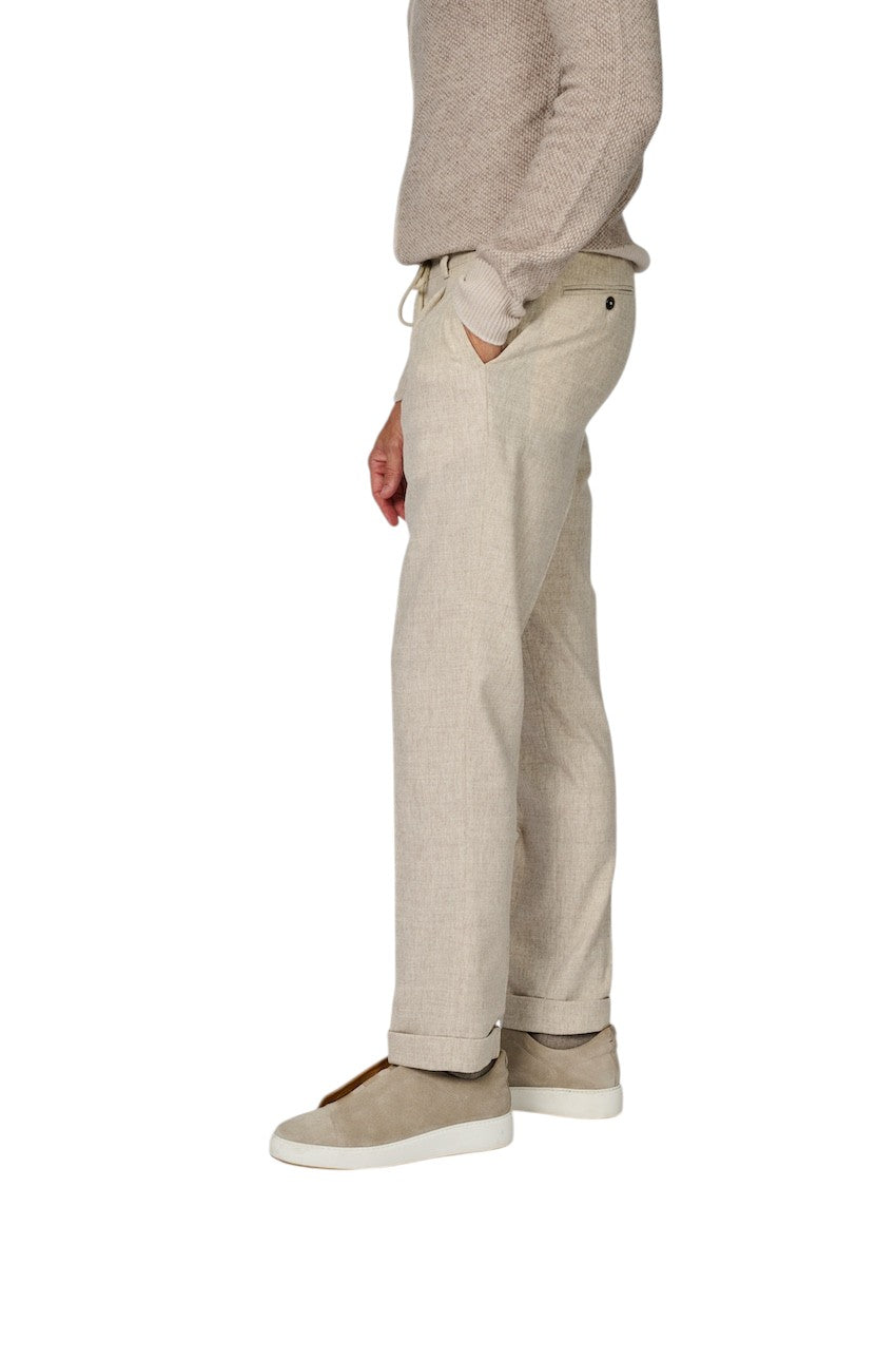 Gran Sasso Men broek heren beige 76115/51306 010