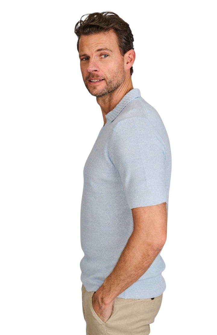 Gran Sasso Men polo shirt korte mouwen heren ciel 23140/18640/520