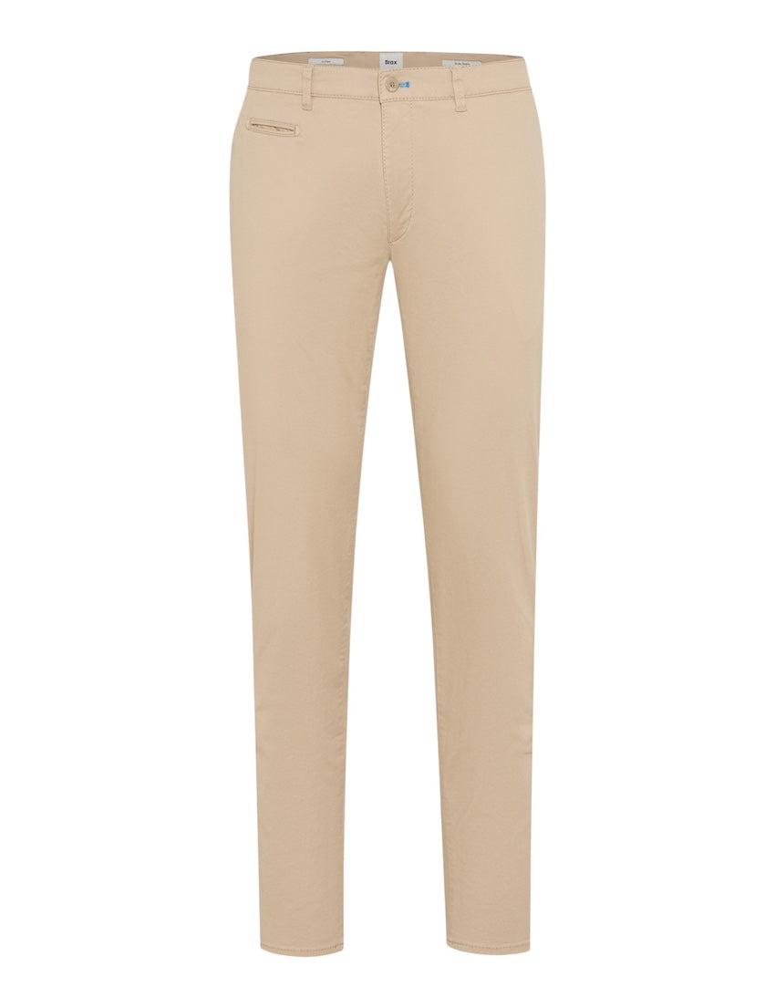 Brax Men sportieve broek heren beige Fabio in 07-3222/55