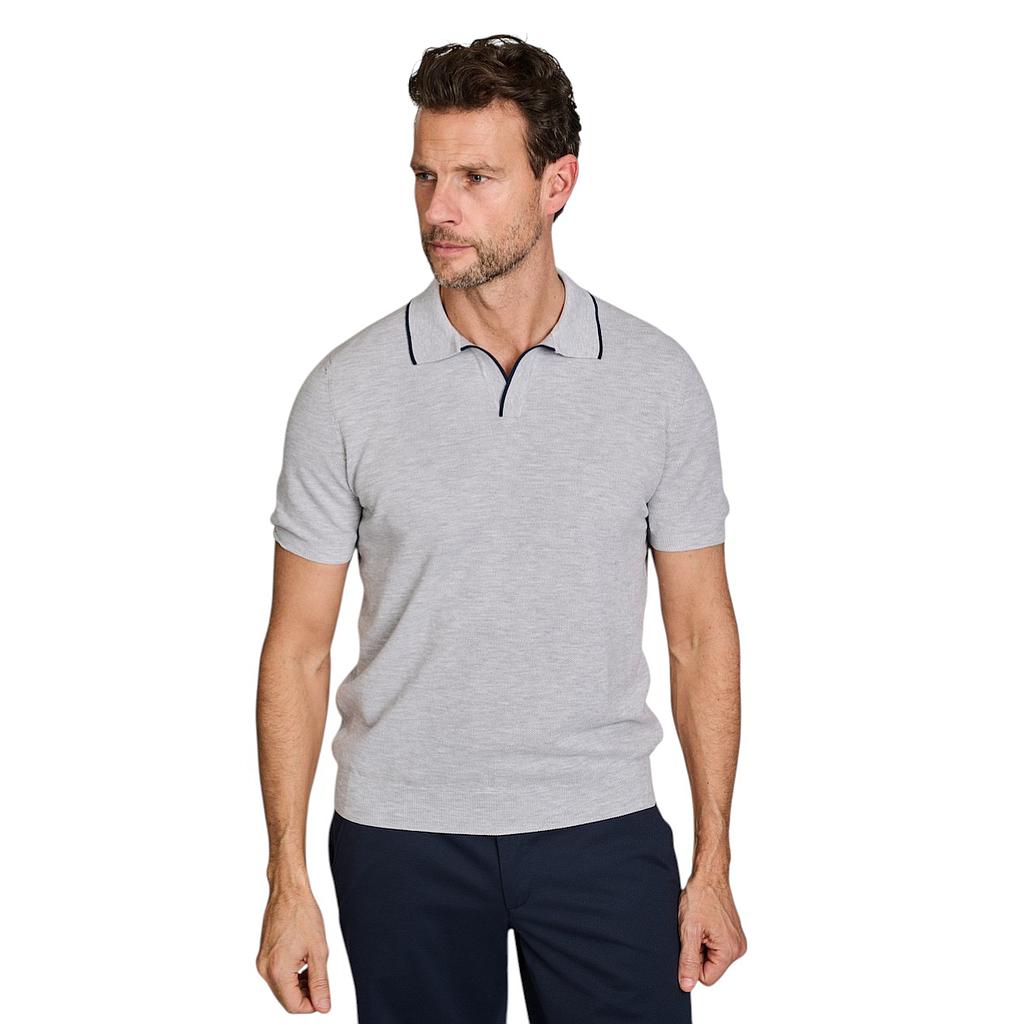 gran-sasso-men-polo-shirt-korte-mouwen-heren-grijs-4