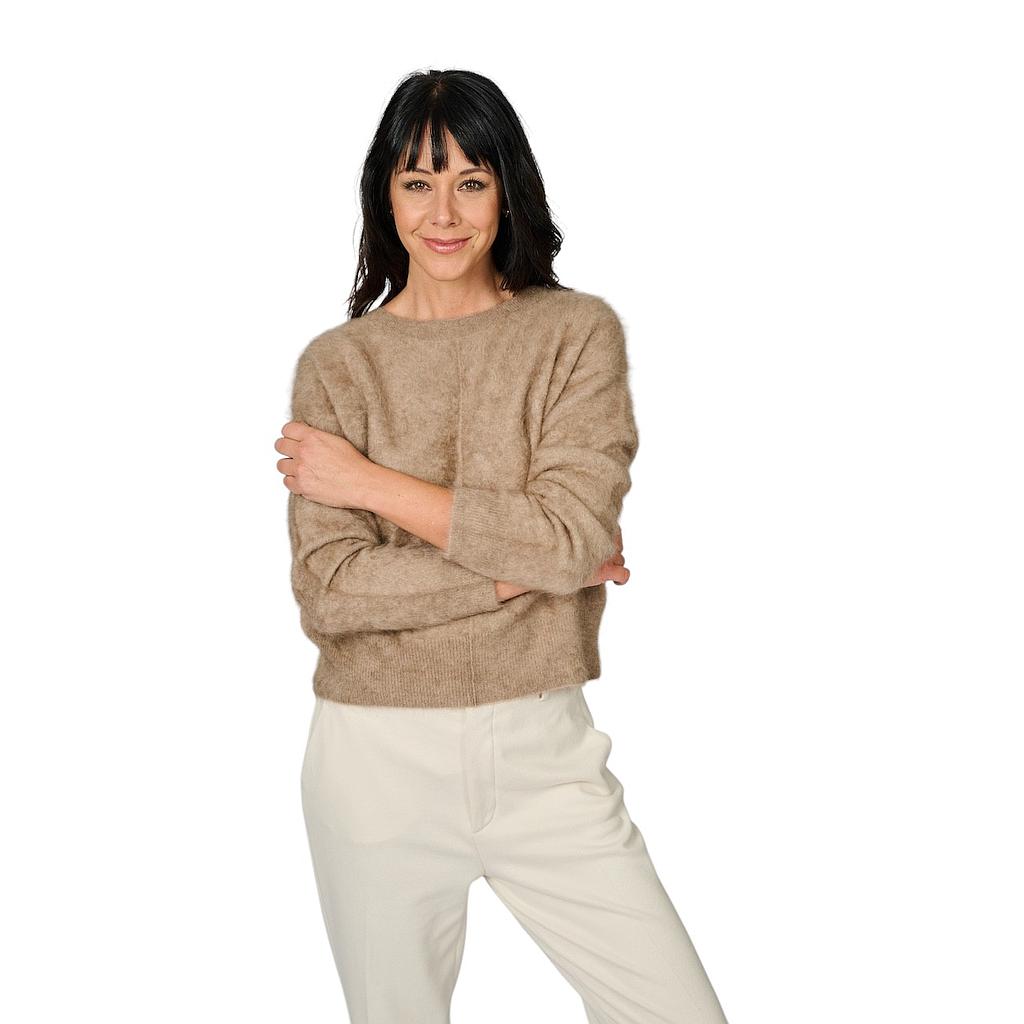 hemisphere-pull-trui-ronde-hals-dames-camel