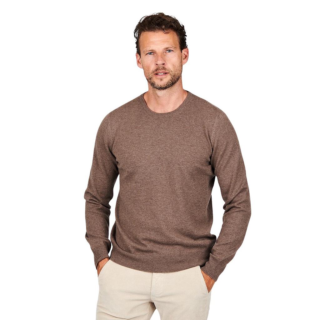 gran-sasso-men-pull-trui-ronde-hals-heren-bruin-2