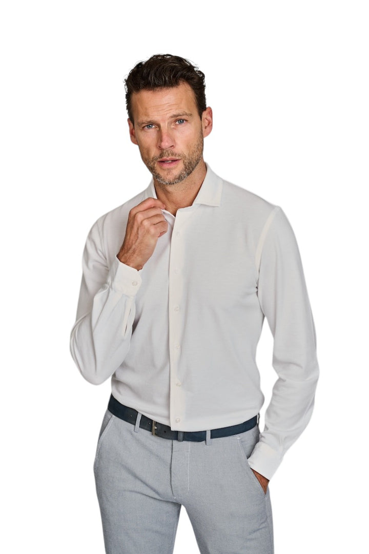 Gran Sasso Men hemd lange mouwen heren wit 60109/79017 001