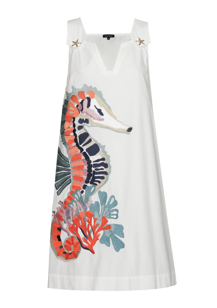 Caroline Biss kleedje dames wit 3106/79