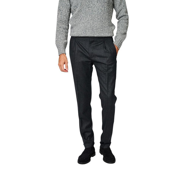 pantaloni-da-uomo-Berwich-grigio-scuro-vestibilità-contemporary-fannel