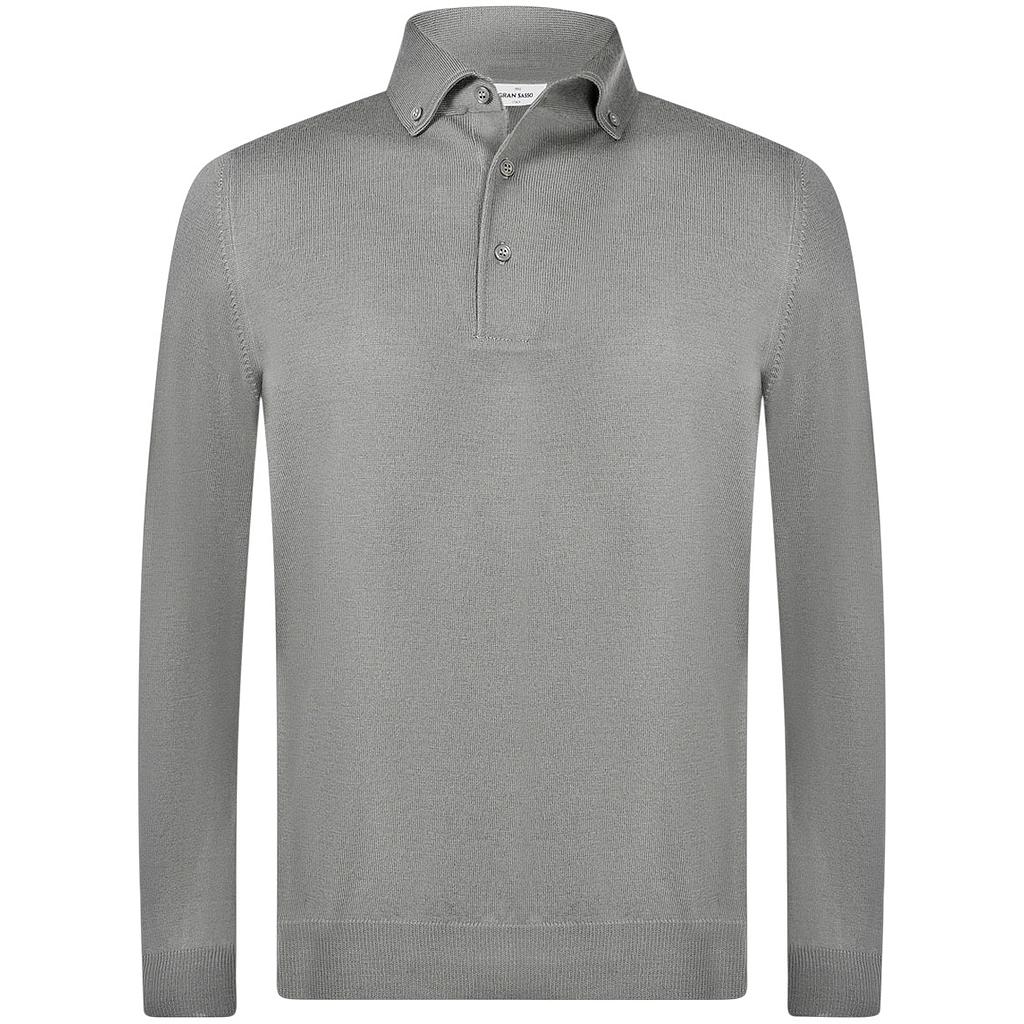 gran-sasso-polo-da-uomo-a-maniche-lunghe-verde