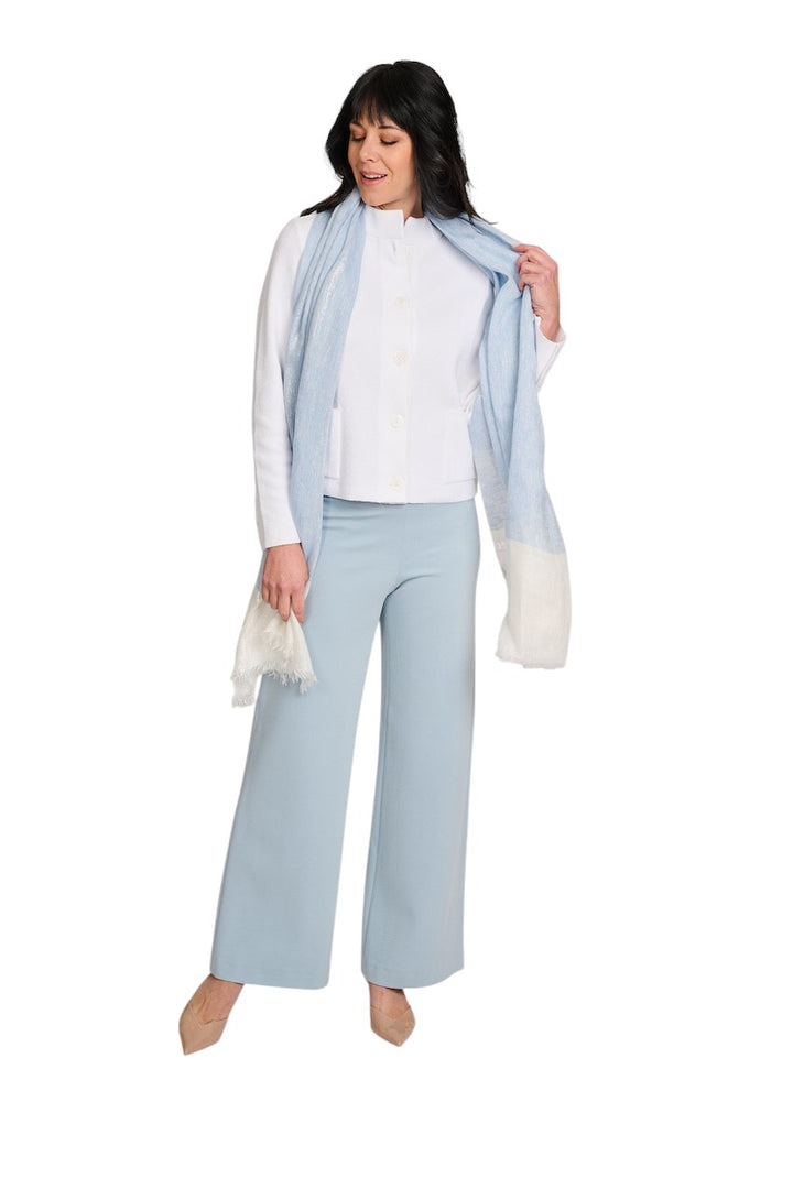 Andrea'S 1947 sjaal dames ciel 8714 CERULEAN