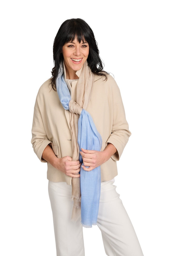 Andrea'S 1947 Tørklæde til damer Himmelfarve 8769 CERULEAN