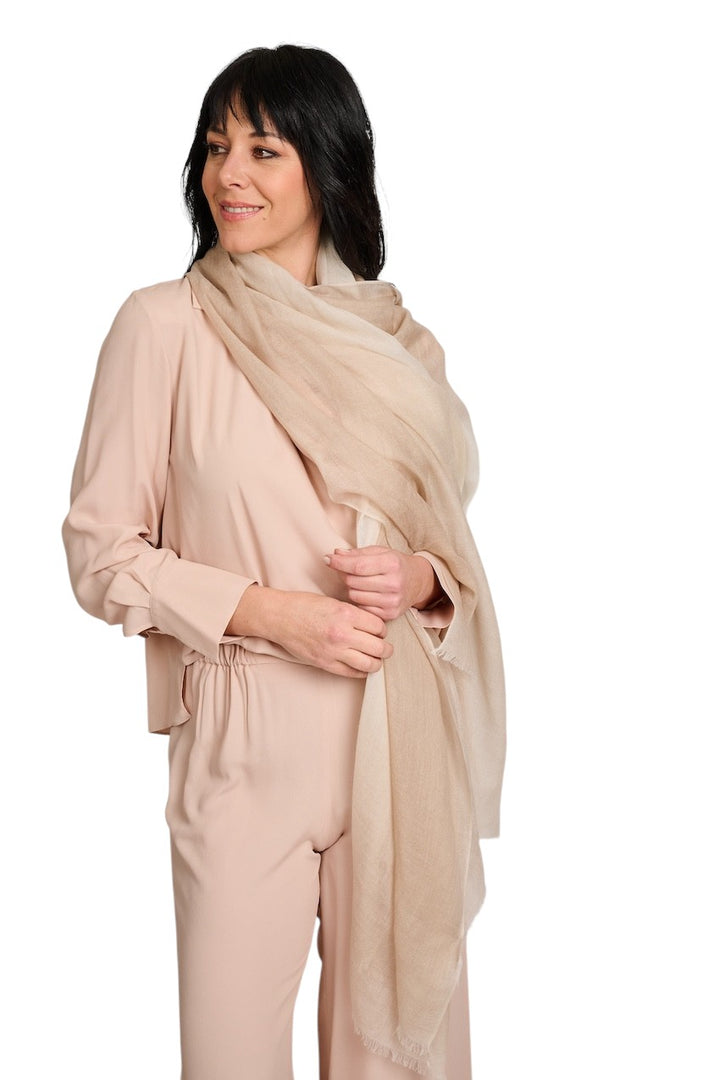 Andrea'S 1947 tørklæde dame sand 8724