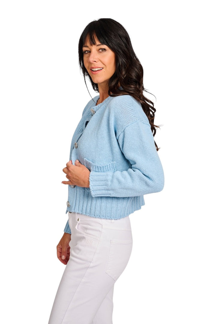 Anneclaire gilet dames licht blauw D1121 1612 553