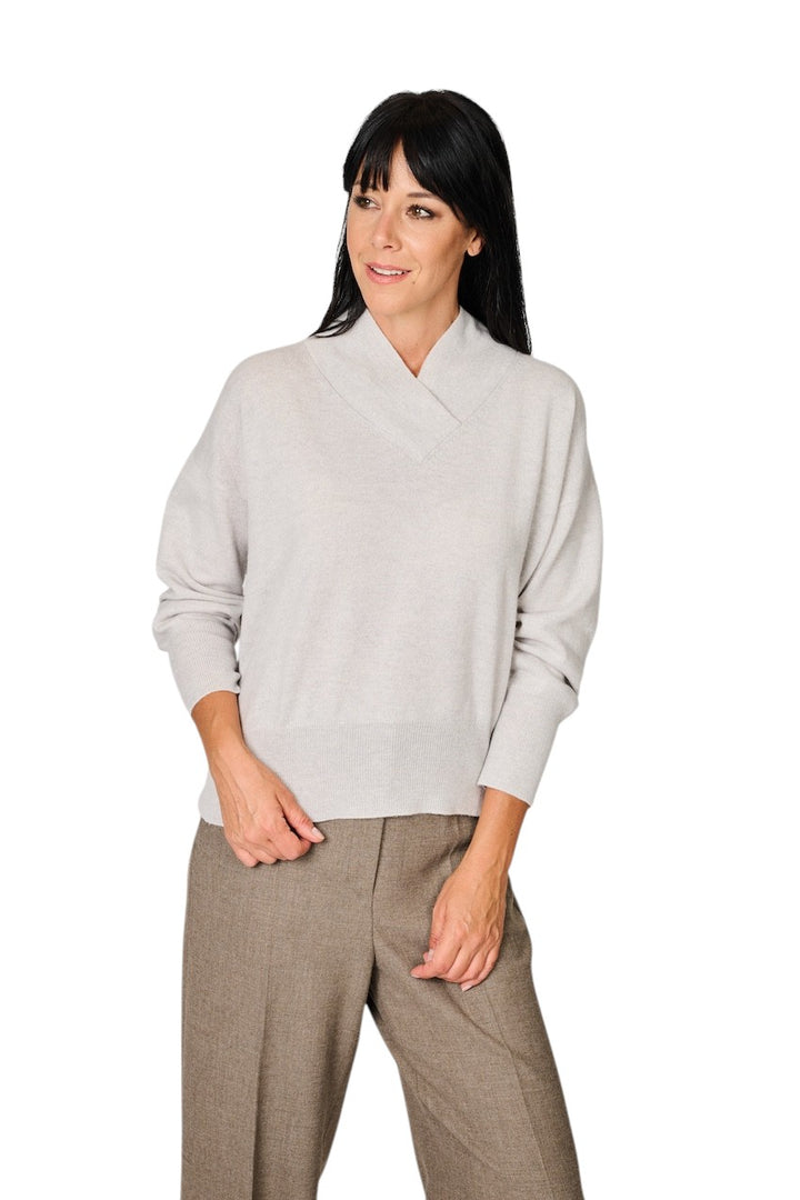 Anneclaire maglione da donna grigio D1844 857 265
