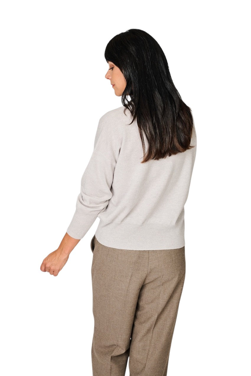 Anneclaire maglione da donna grigio D1844 857 265