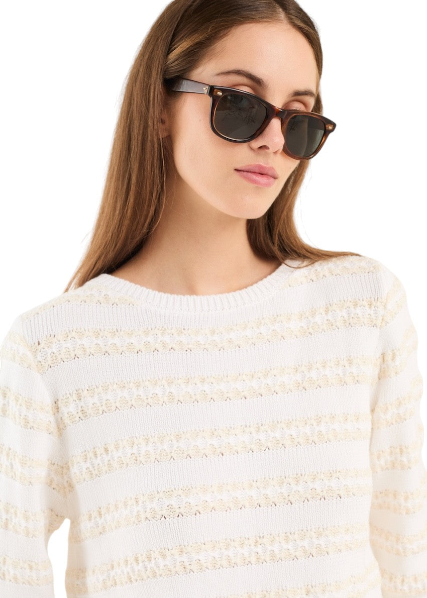 Anneclaire pull trui dames wit 	D1663 1766 663