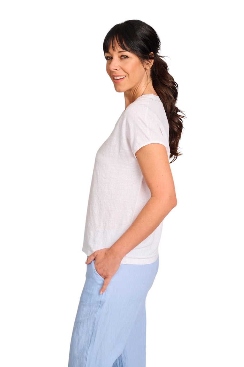 Anneclaire t-shirt korte mouwen dames wit D1135 475 201