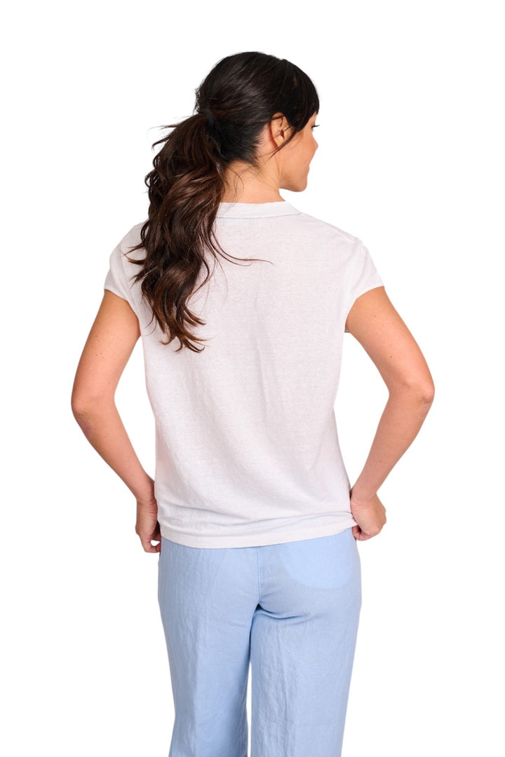 Anneclaire t-shirt korte mouwen dames wit D1135 475 201