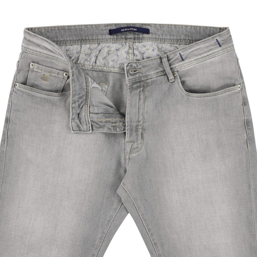 Atelier Noterman jeans heren licht grijs ATN01S-A100-1333-102