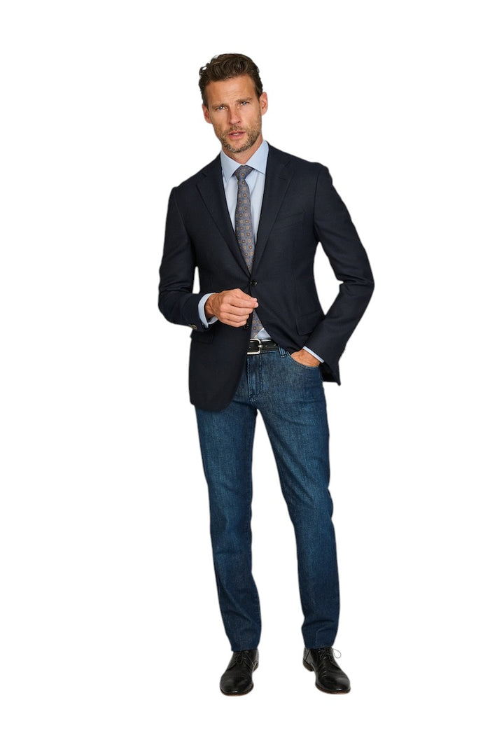 Corneliani chaleco hombre azul marino
