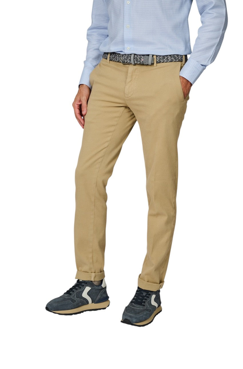 Mason'S Men sportieve broek heren camel COTTON /CASHMERE CHINO -  NEW YORK STYLE 9PN28963MBE328230