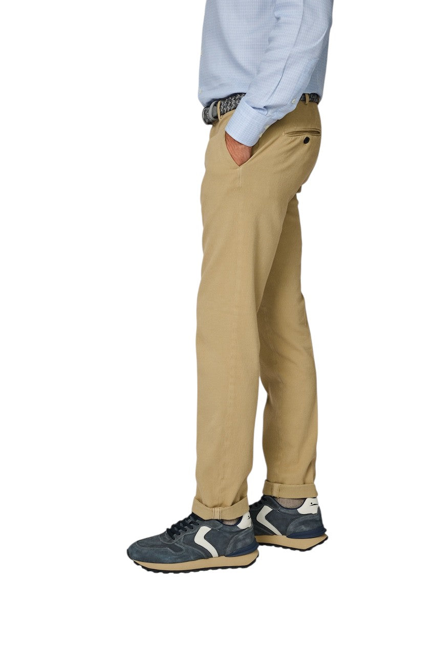 Mason'S Men sportieve broek heren camel COTTON /CASHMERE CHINO -  NEW YORK STYLE 9PN28963MBE328230