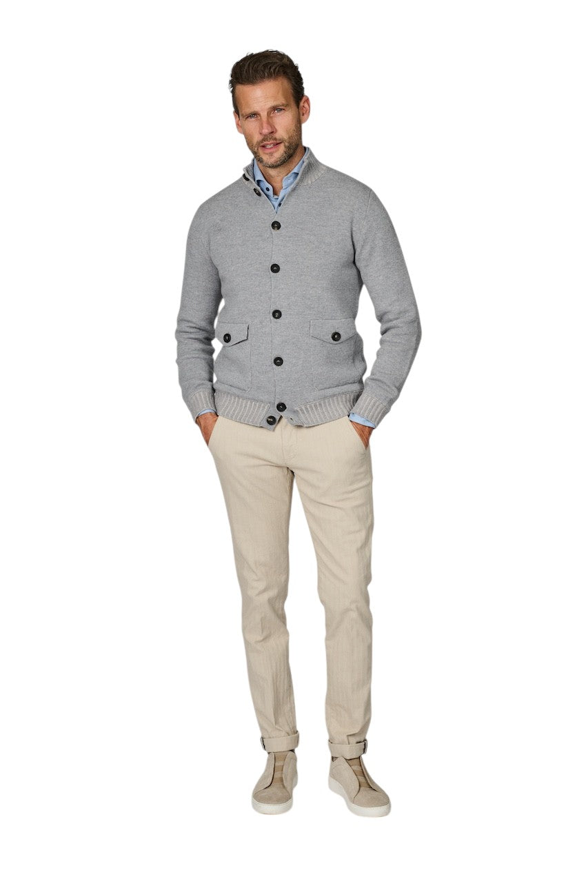 Mason'S Men sportieve broek heren beige COTTON/CASHMERE CHINO - TORINO STYLE 9PN2R4970MTE268020