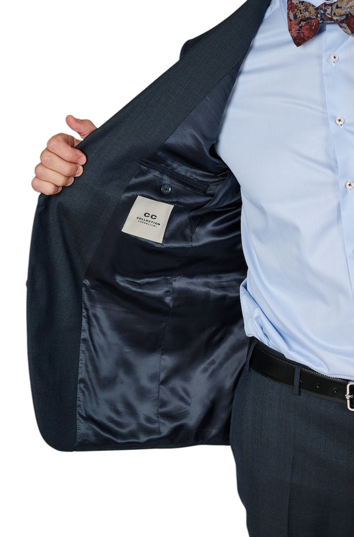 Cc Collection Corneliani kostuum heren donker blauw 267R49-2667324-001