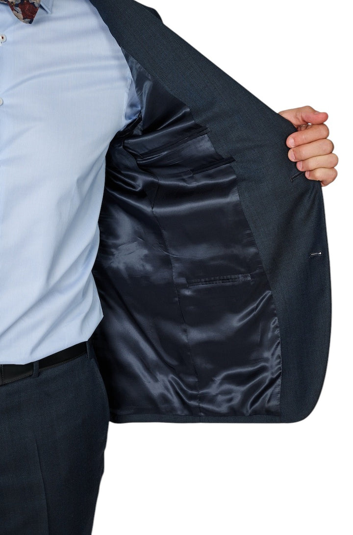 Cc Collection Corneliani kostuum heren donker blauw 267R49-2667324-001