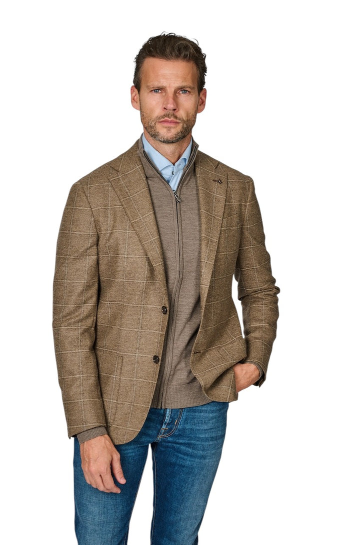 Cc Collection Corneliani vest heren bruin 26XZ23-2666303-034