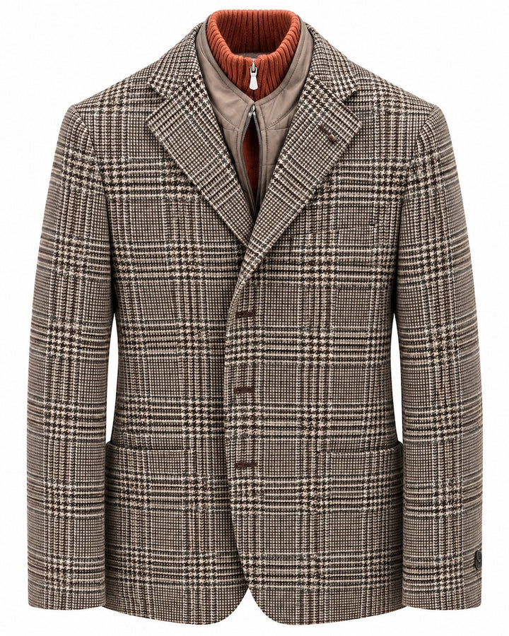 CC Collection Corneliani herreblazer brun, produkt set forfra