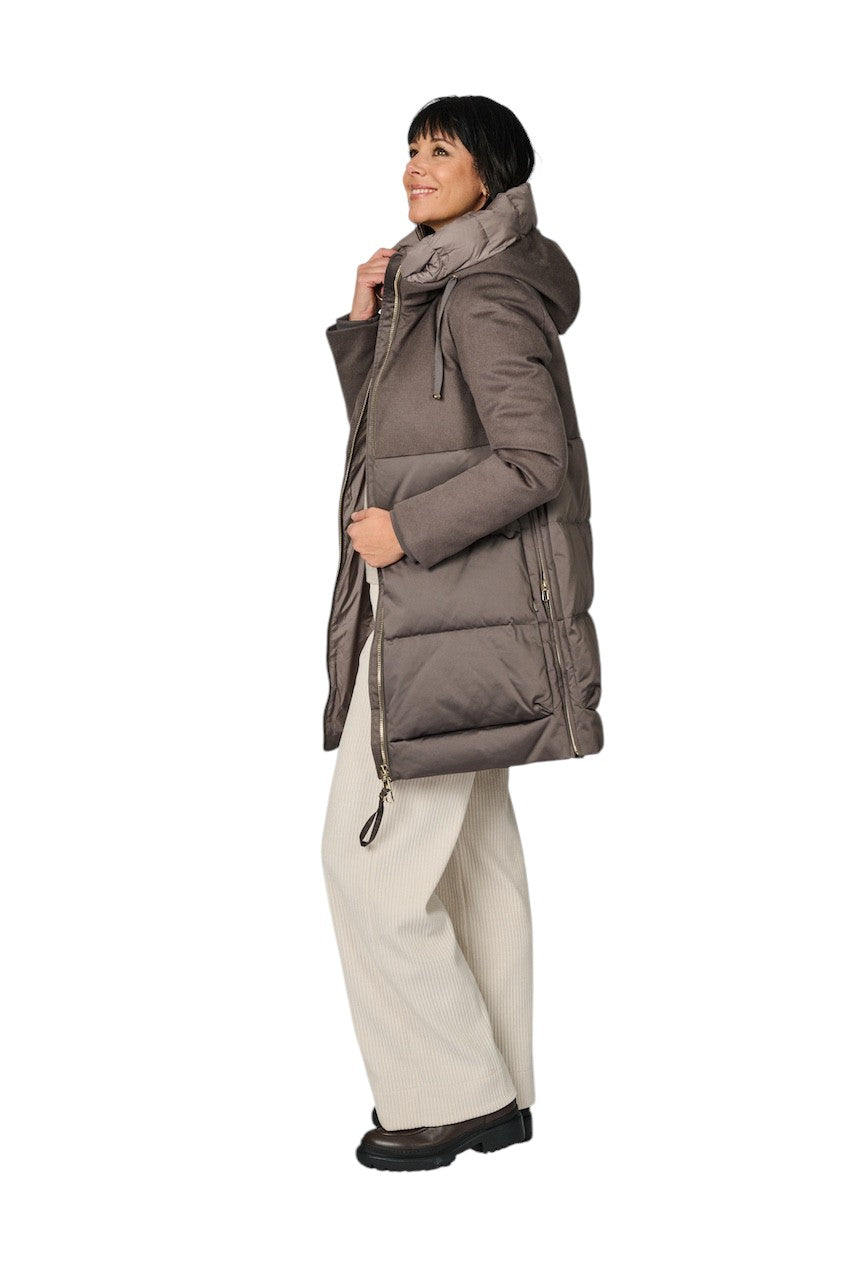 Duno Donna parka dames taupe TALIA PRATO MESTRE 244