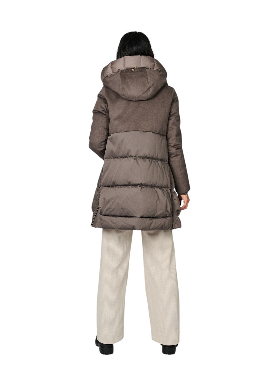 Duno Donna parka dames taupe TALIA PRATO MESTRE 244